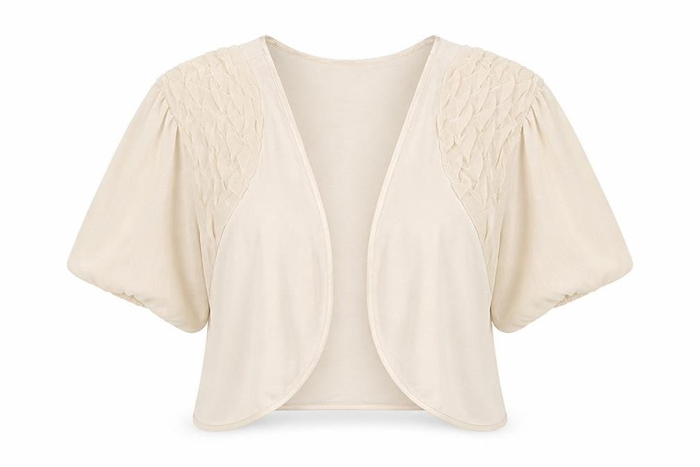 Front view of Principles women’s beige jacket, size M