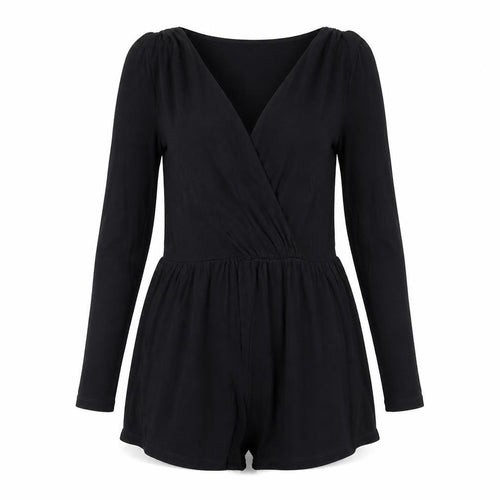 ASOS Womens Black   Playsuit One-Piece Size 6 L4 in