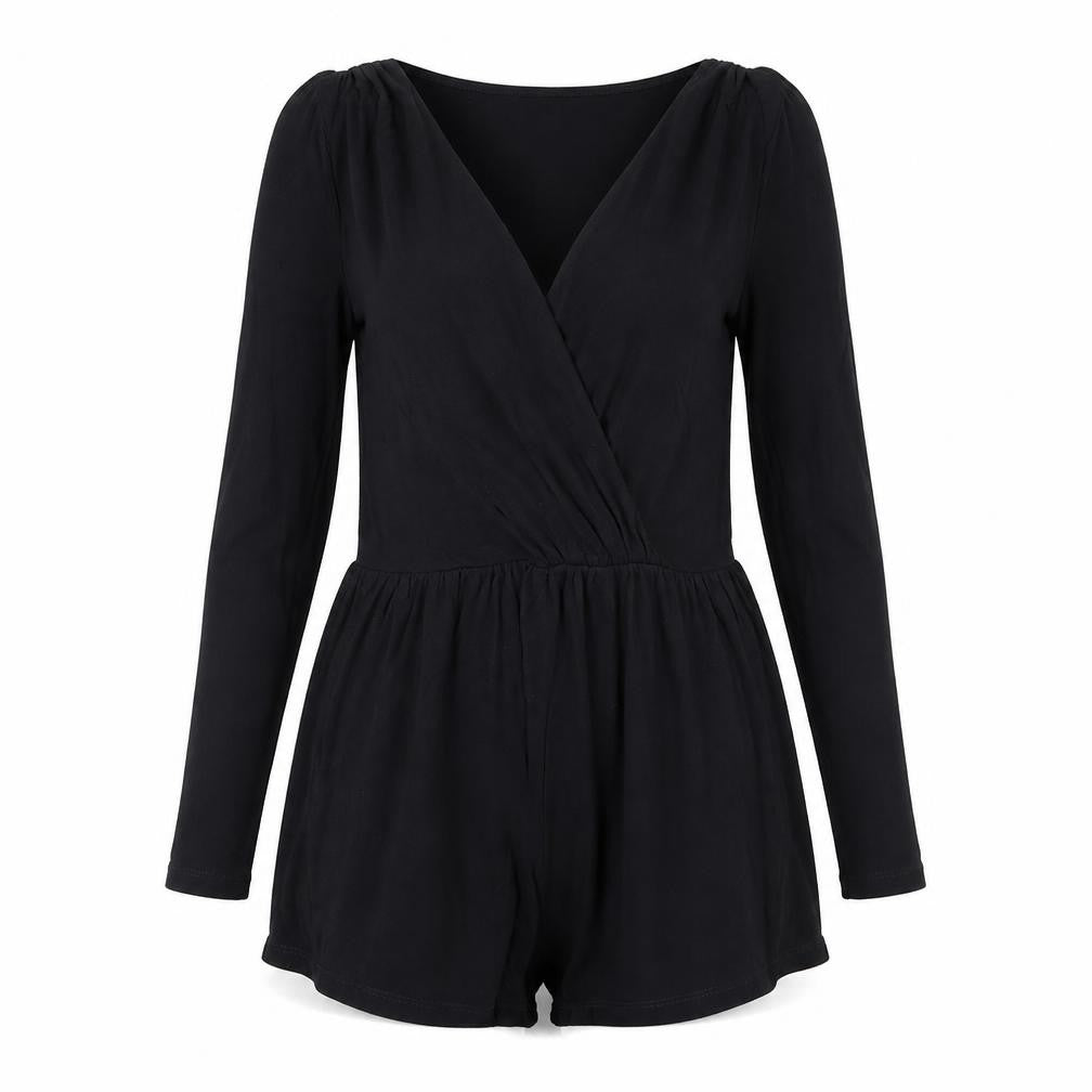 ASOS Womens Black   Playsuit One-Piece Size 6 L4 in