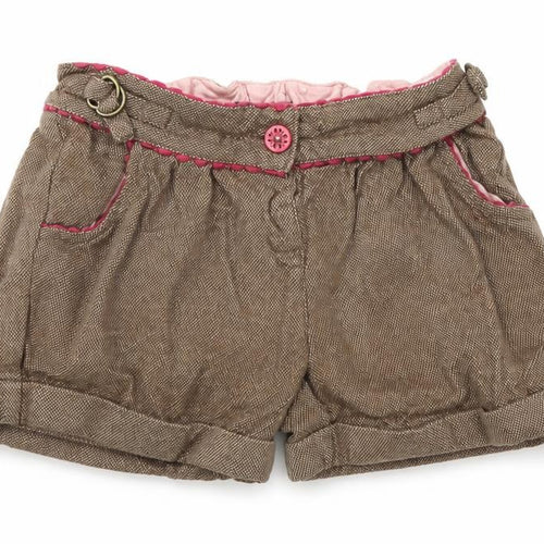 Autograph Girls Brown   Chino Shorts Size 2-3 Years