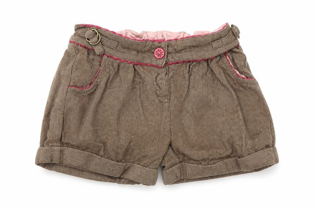Autograph Girls Brown   Chino Shorts Size 2-3 Years