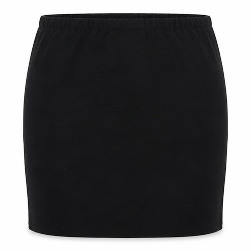 IX London Womens Black  Jersey A-Line Skirt Size 14
