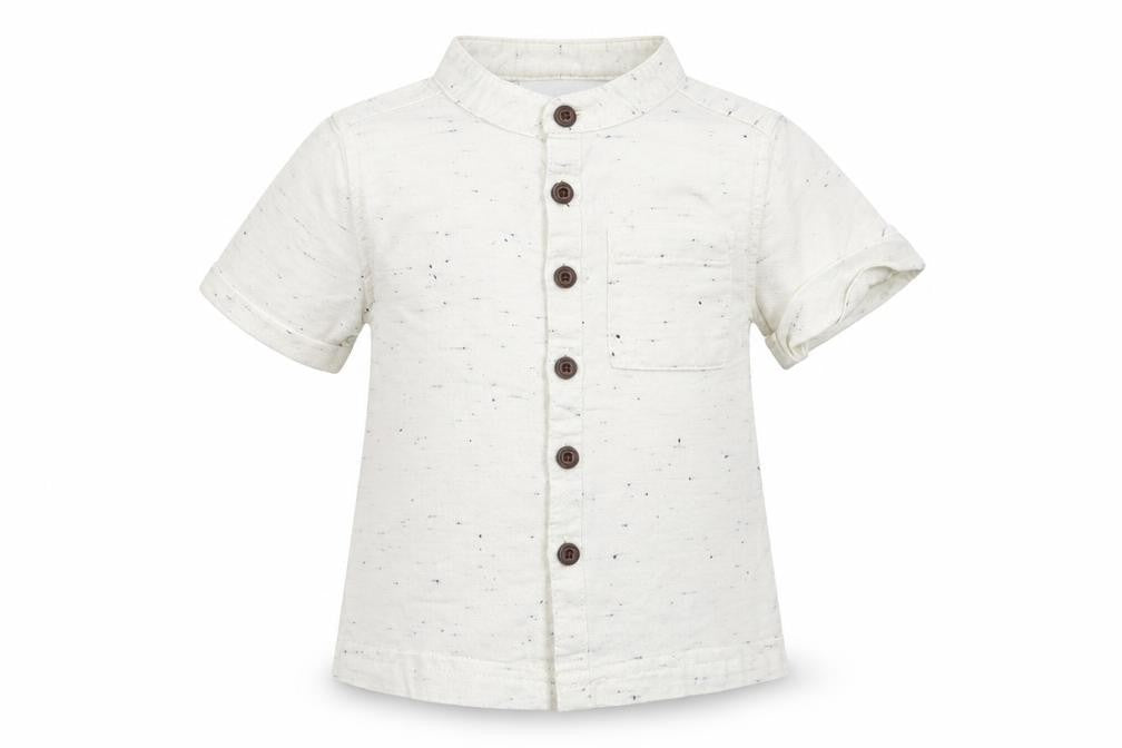 Front view of Primark Baby White Basic Button-Up, size 9-12, Months