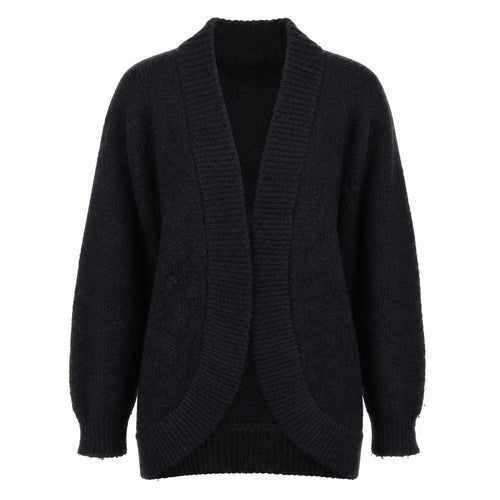 Hamells Womens Black  Knit Cardigan Jumper Size M