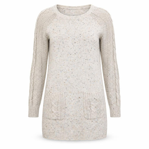 Asda George Womens Beige   Jumper Dress  Size 8