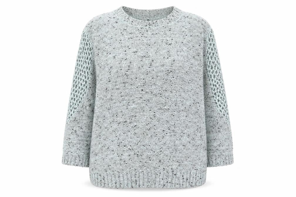 Front view of julie women’s green jumper, size M, -, size M/l