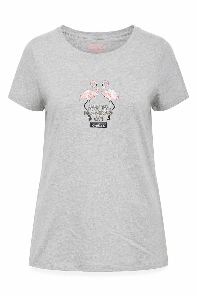 Love Island   Womens Grey   Basic T-Shirt Size XL  - Love Island