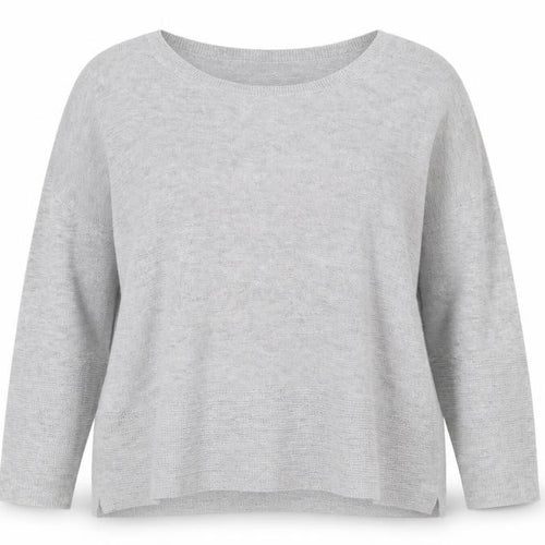 Roman Womens Grey  Knit Pullover Jumper Size 20