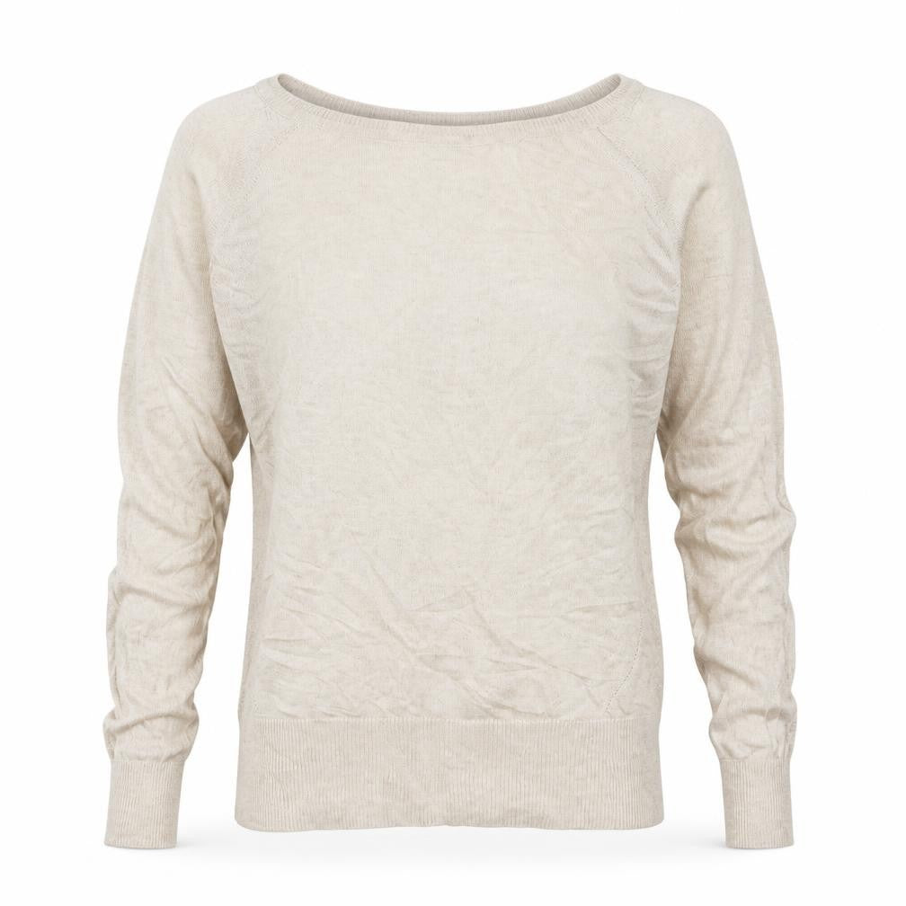 Front view of Stradavarius women’s beige jumper, size S