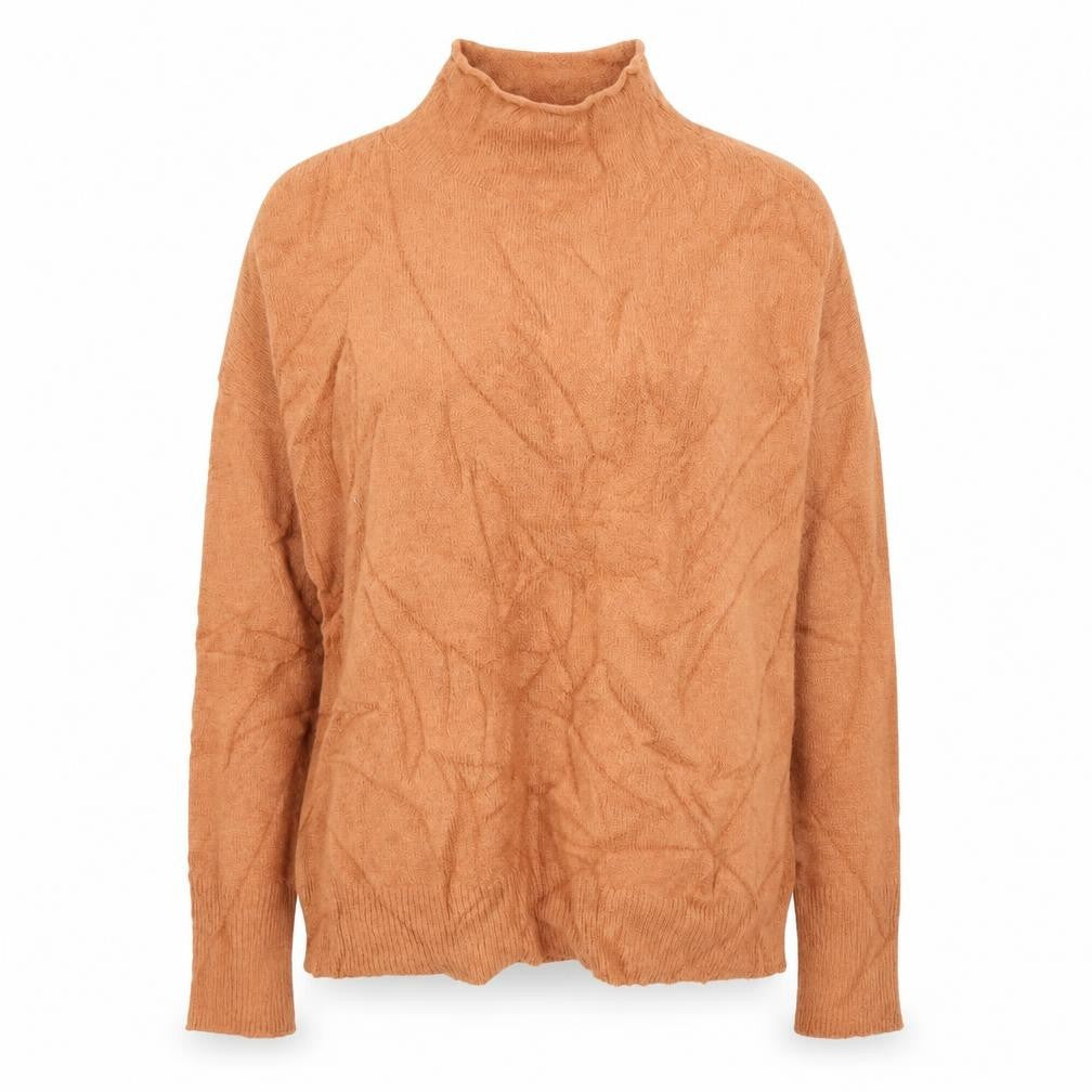 Front view of William Rast women’s orange jumper, size L