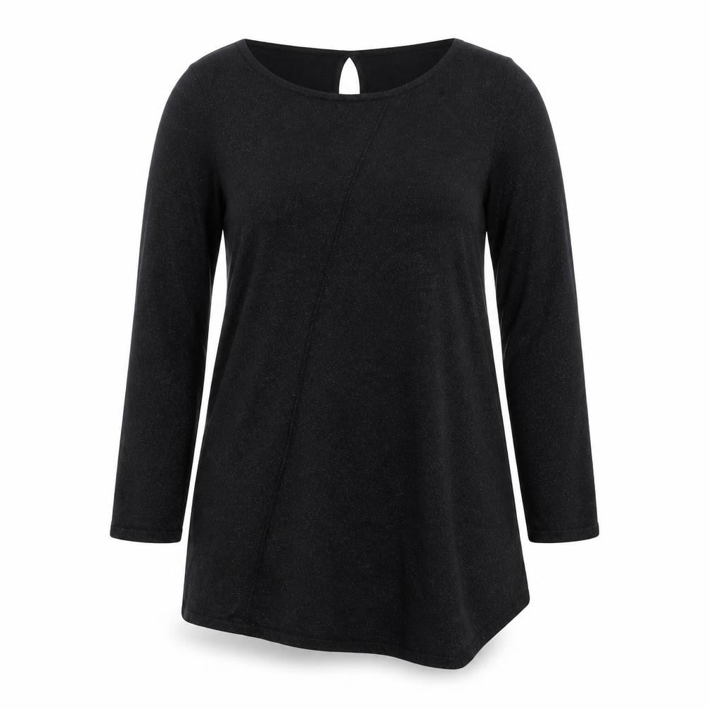 Front view of Next women’s black jumper, size UK 10