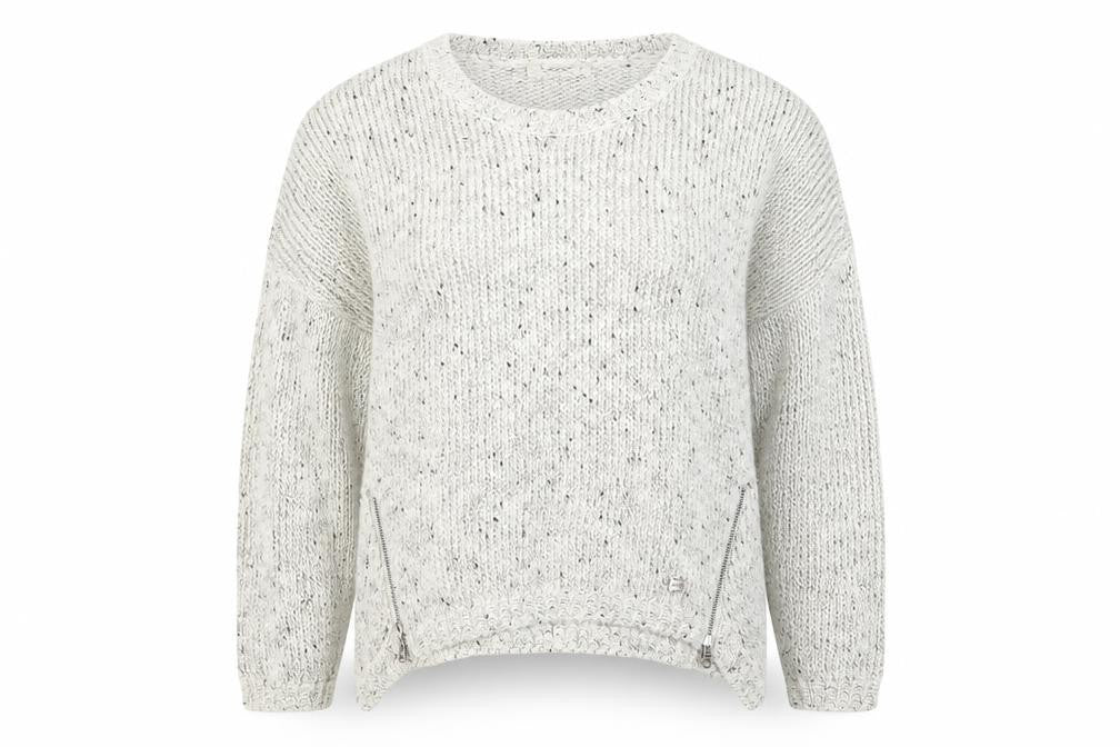 Front view of In Town women’s grey jumper, size S