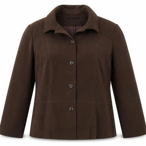 Roman Womens Brown   Jacket  Size 16  - Shoulder Pads
