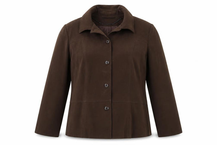 Roman Womens Brown Jacket Size 16 - Shoulder Pads