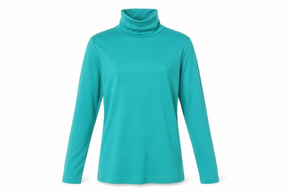 Front view of Paramour women’s green jumper, size S