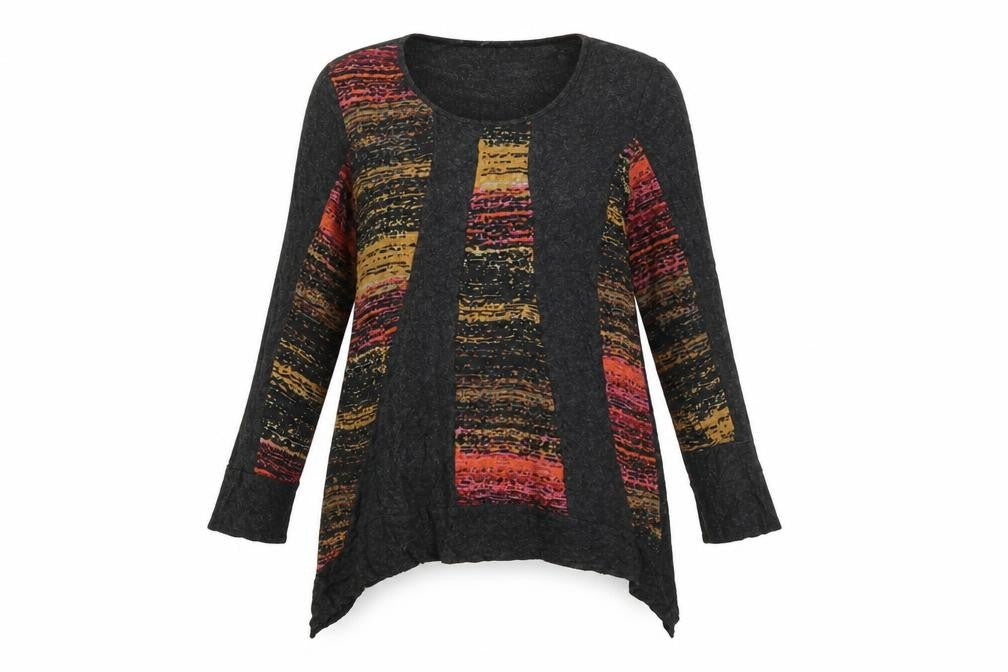 Front view of eden rock women’s grey jumper, size M