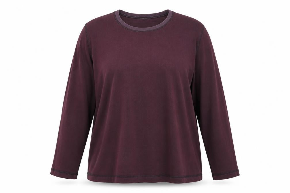 Front view of Natural Reflections women’s red jumper, size 3XL