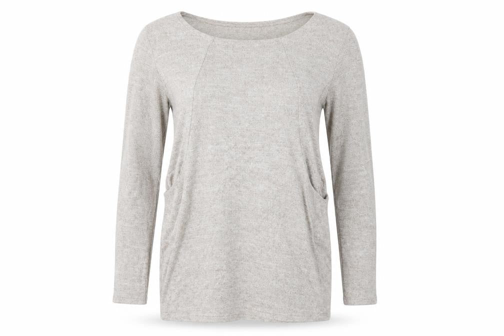 Front view of Apricot women’s grey jumper, size M