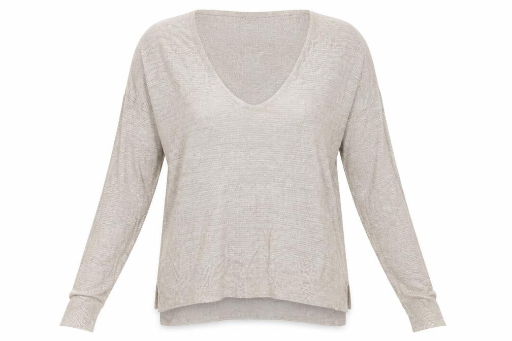 Front view of Zara women’s brown jumper, size L
