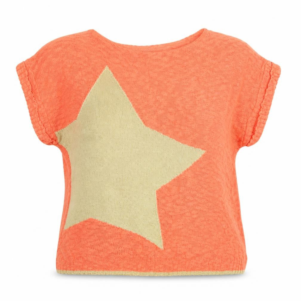 Front view of George women’s orange jumper, size UK 12