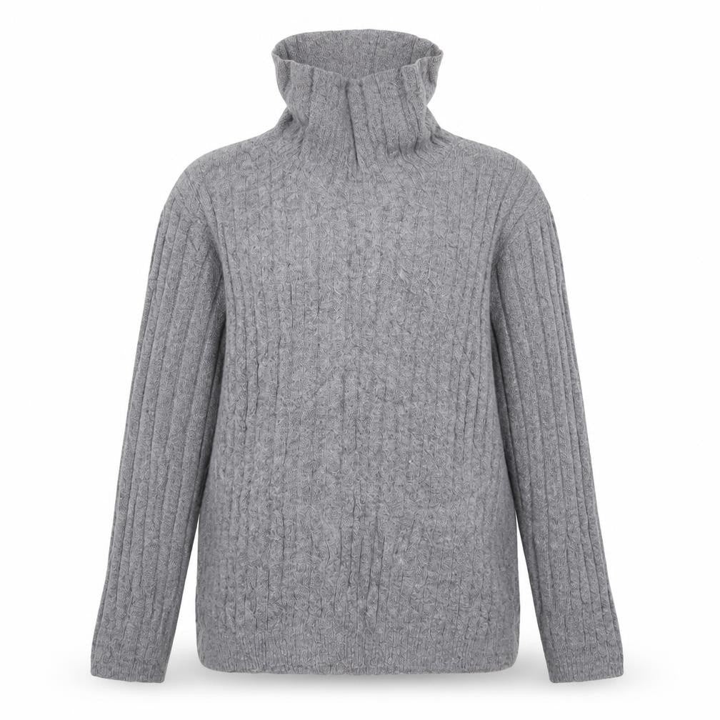 Front view of Debenhams women’s grey jumper, size UK 16