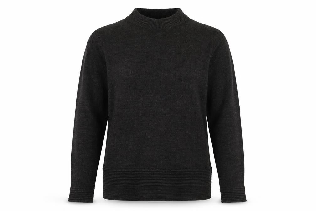 Front view of Peacocks women’s grey jumper, size UK 14