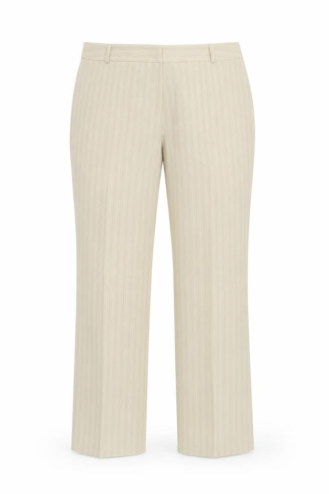 Dorothy Perkin Womens Beige Striped  Trousers  Size 16 L32 in
