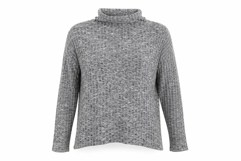 Front view of Matalan women’s grey jumper, size M