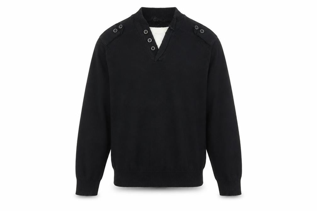 Front view of George men’s blue jumper, size S
