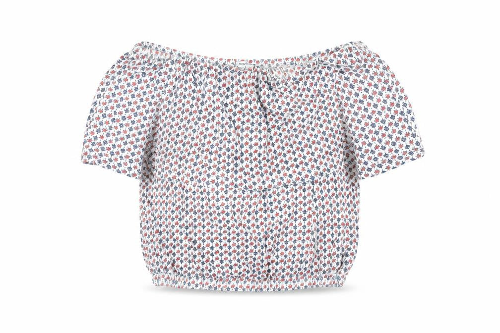 Front view of Next women’s white basic blouse, size UK 6