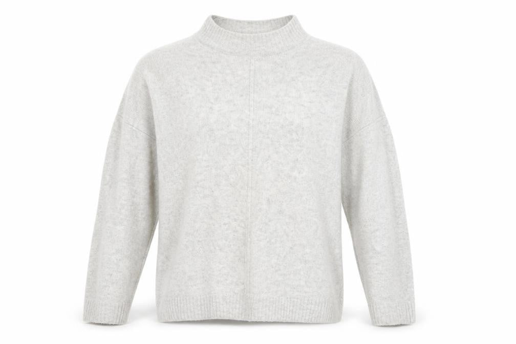 Front view of Primark women’s grey jumper, size S
