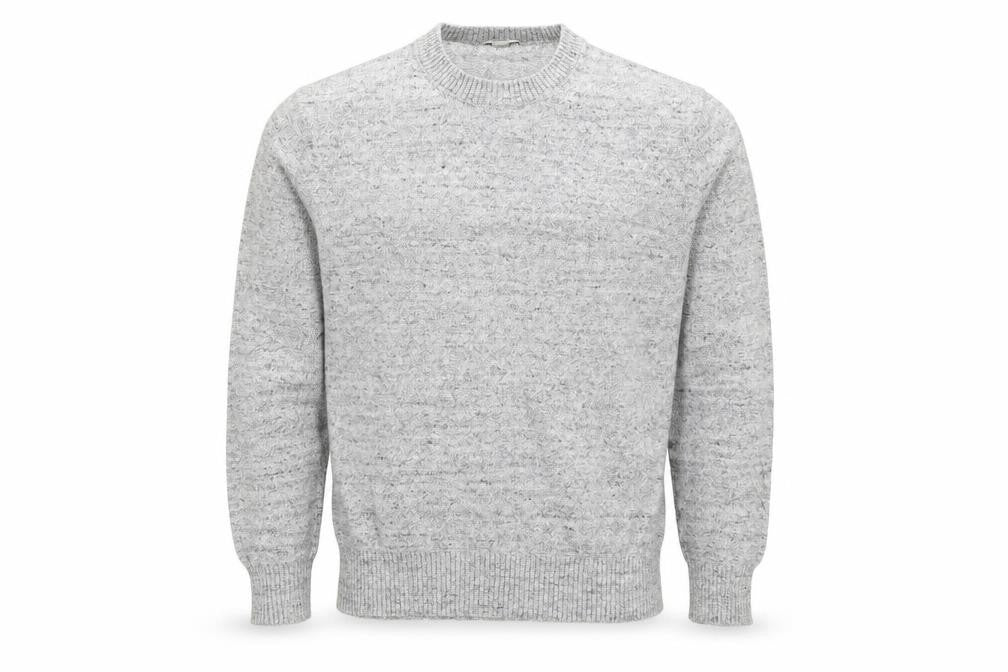 Front view of Gap men’s grey jumper, size M