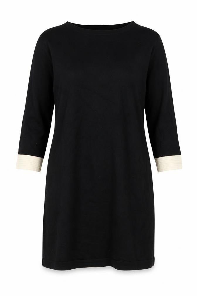 Front view of Together women’s black a-line, size UK 12
