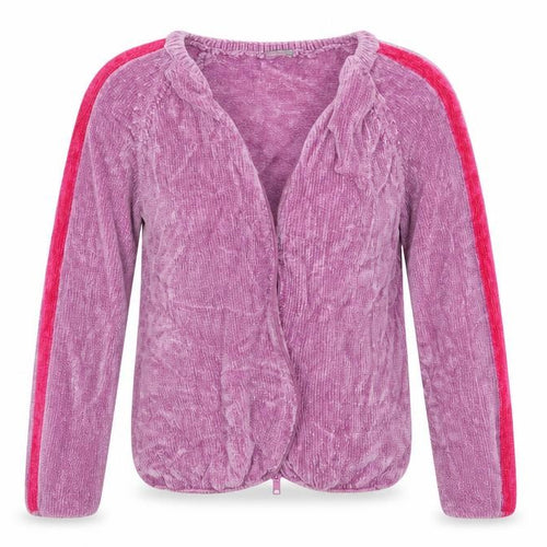 United Colours of Benetton Girls Purple Striped  Cape Jumper Size 13-14 Years