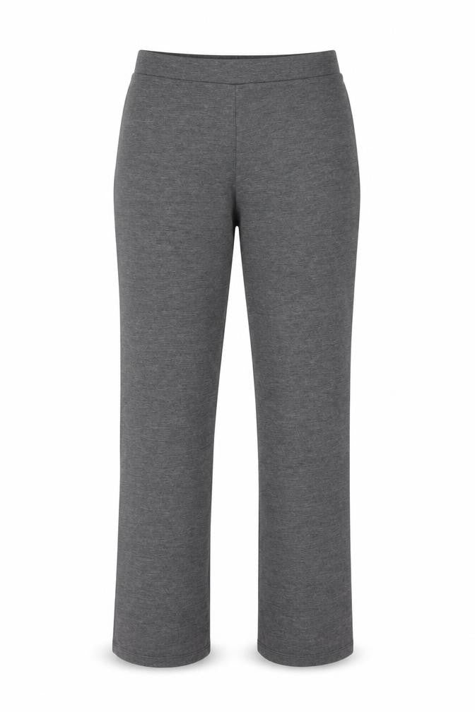 Front view of Preworn women’s grey jogger trousers, size UK 8, 31-inch leg