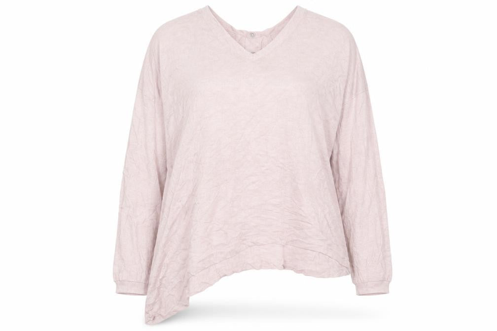 Front view of Next women’s pink basic t-shirt, size UK 14