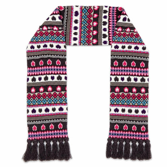 Matalan Girls Multicoloured Geometric  Rectangle Scarf Scarves & Wraps One Size