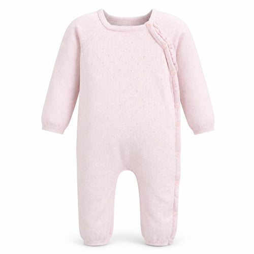 NEXT Girls Pink  Knit Coverall Outfit/Set Size 12-18 Months