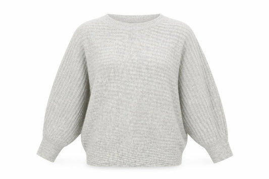 Front view of F&F women’s ivory knit jumper, size M