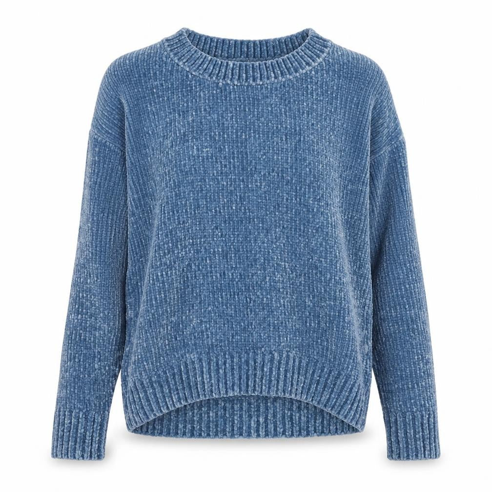 Front view of Gap women’s blue jumper, size XS