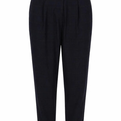 F&F Womens Blue Check  Trousers  Size 12 L27 in