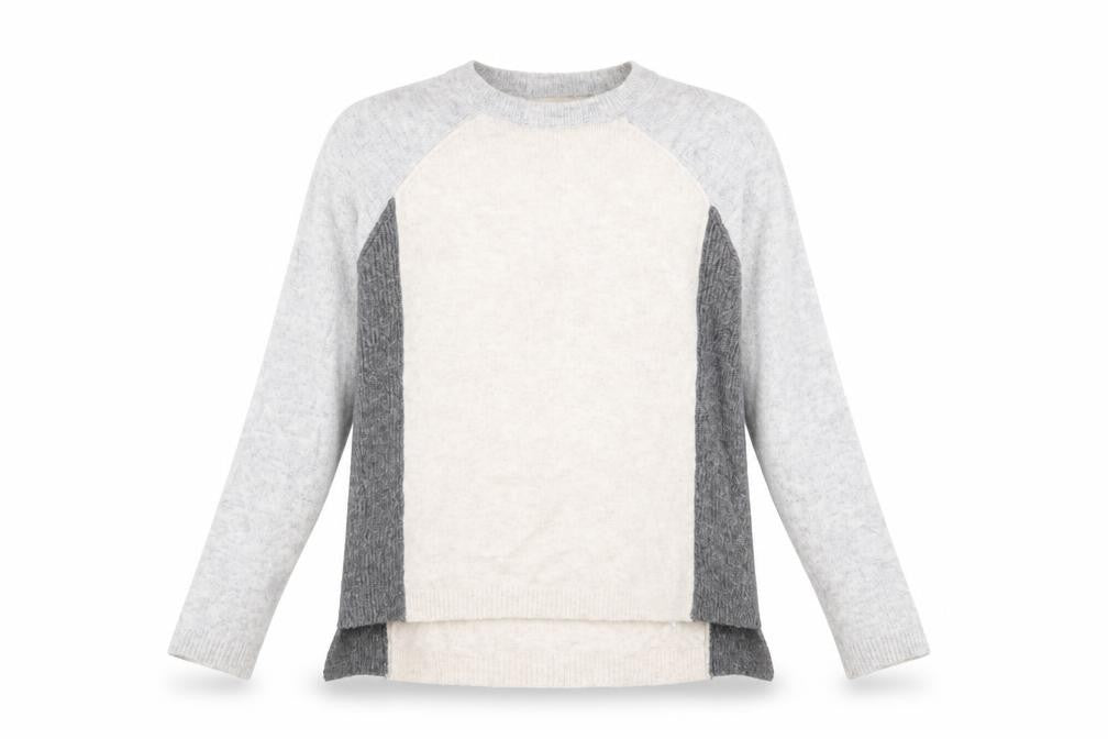 Front view of Marks & Spencer women’s multicoloured jumper, size S