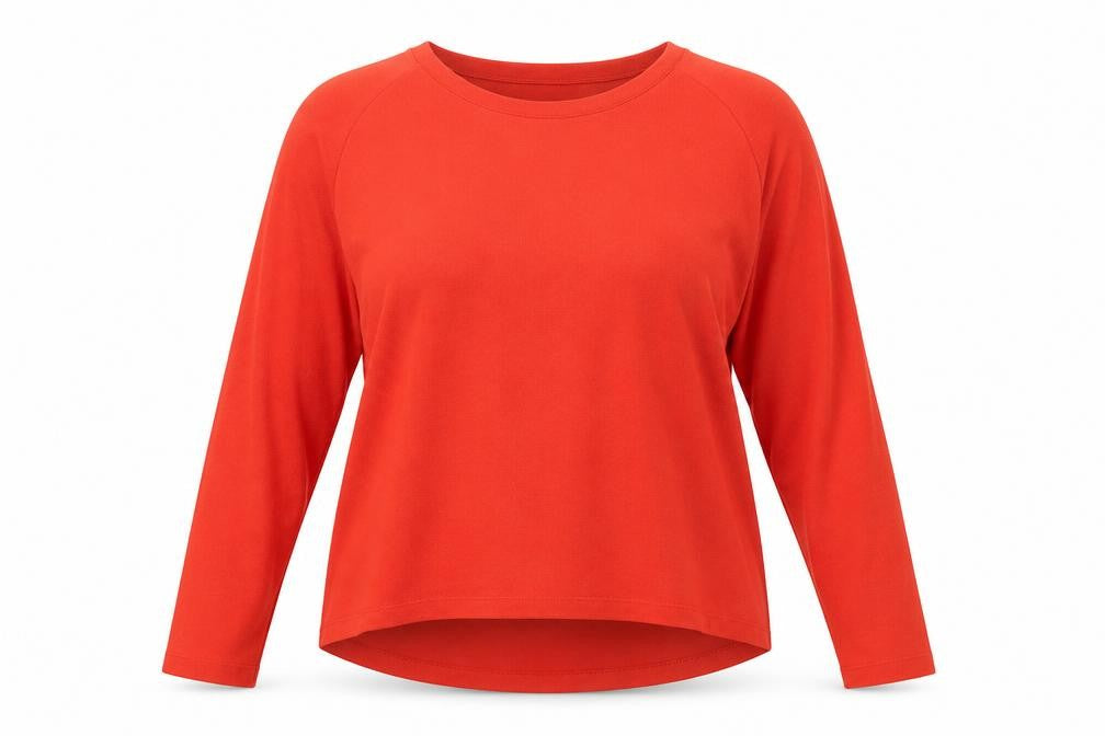 Front view of FASH KAYO women’s red jumper, size XL