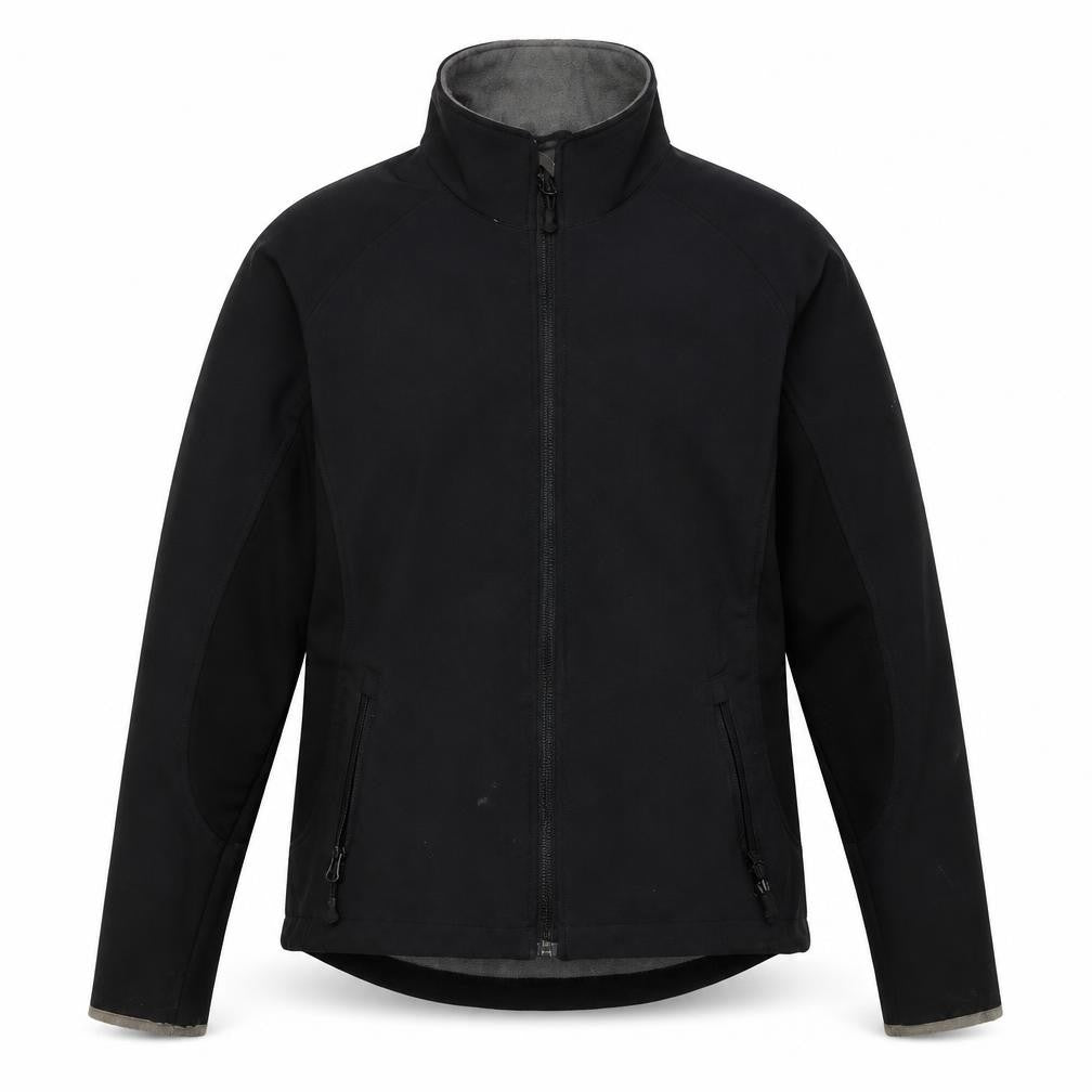 Front view of Crane Trail men’s black jacket, size S