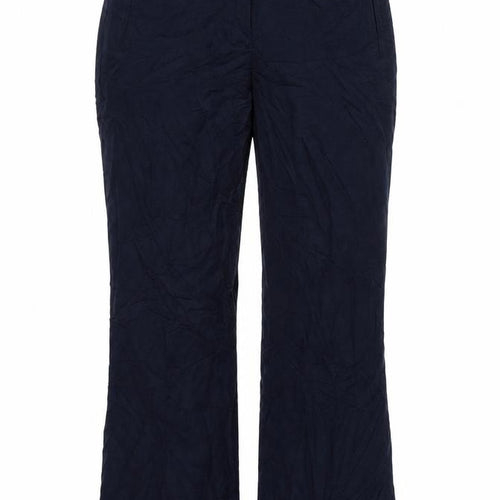 M&S Womens Blue   Trousers  Size 14 L27 in