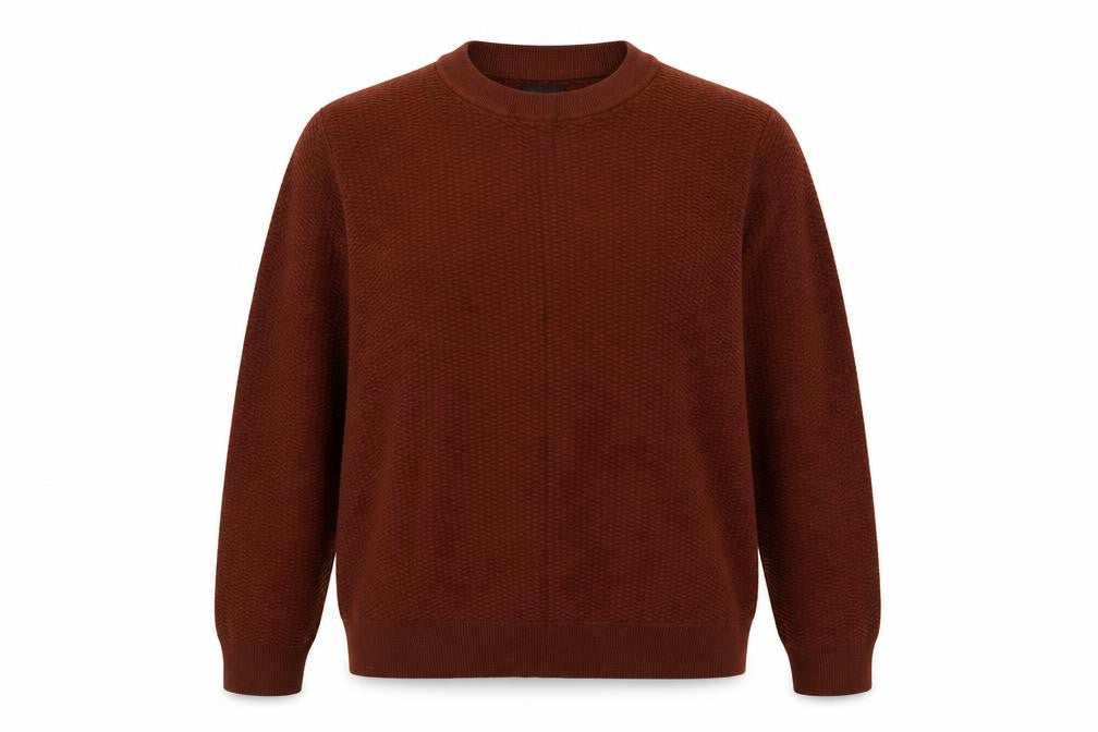 Front view of Burton women’s brown jumper, size L