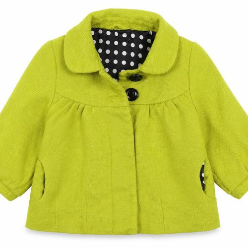 George  Girls Green   Jacket Coat Size 7-8 Years