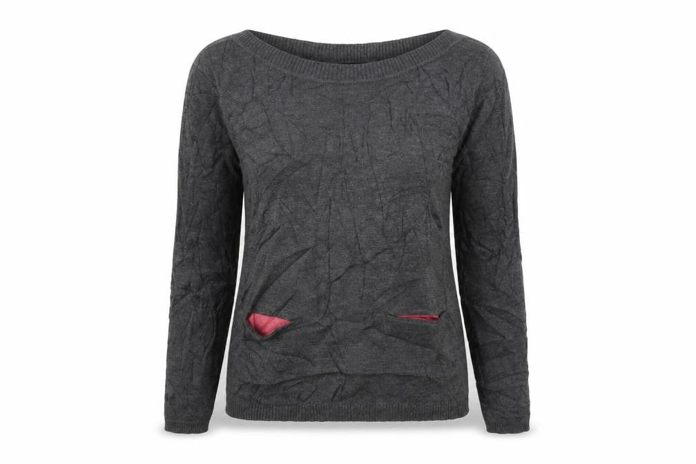 Front view of Blue Seven women’s grey jumper, size M