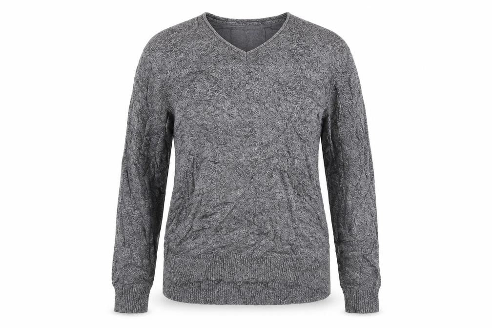Front view of Kiomi women’s grey jumper, size M