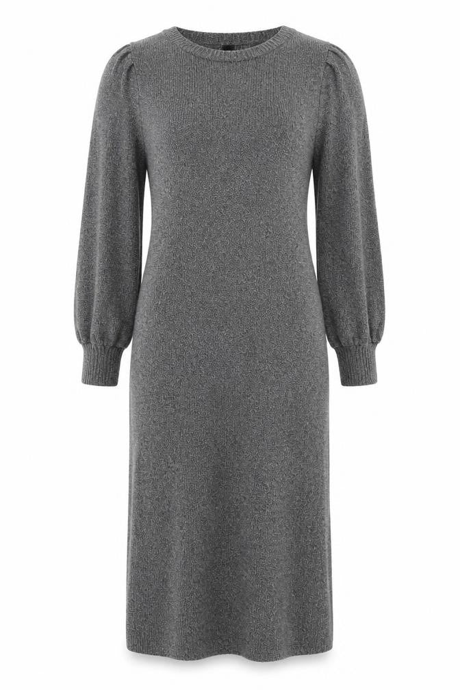 Front view of YAS women’s grey bodycon, size M